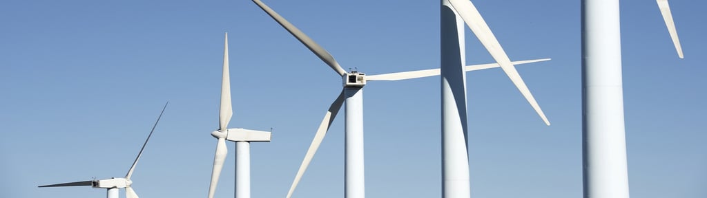 Turbinas eólicas, COP28 y transición energética